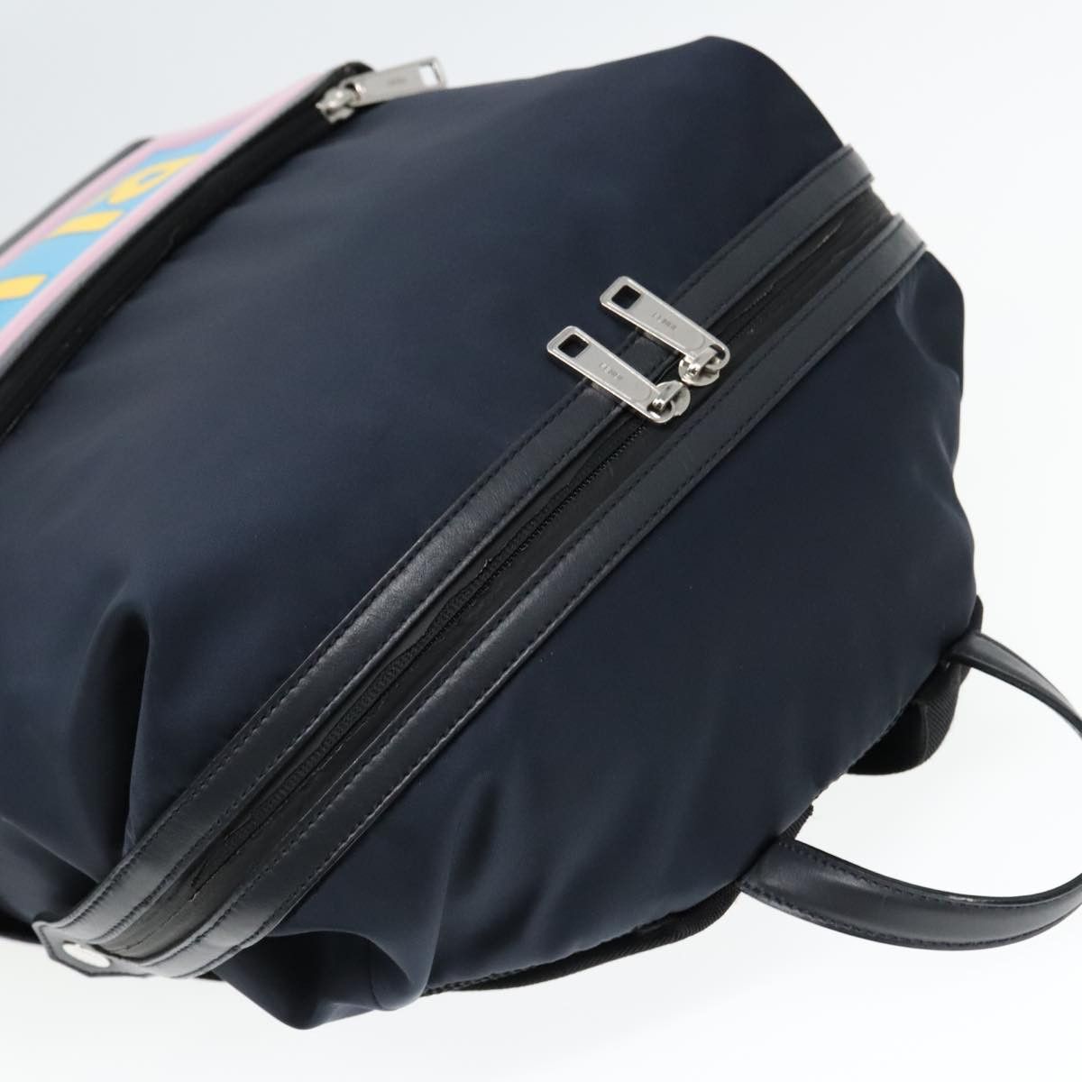 Fendi Navy Canvas Backpack Bag (Pre-Owned) Size ONE SIZE - 17 Thumbnail