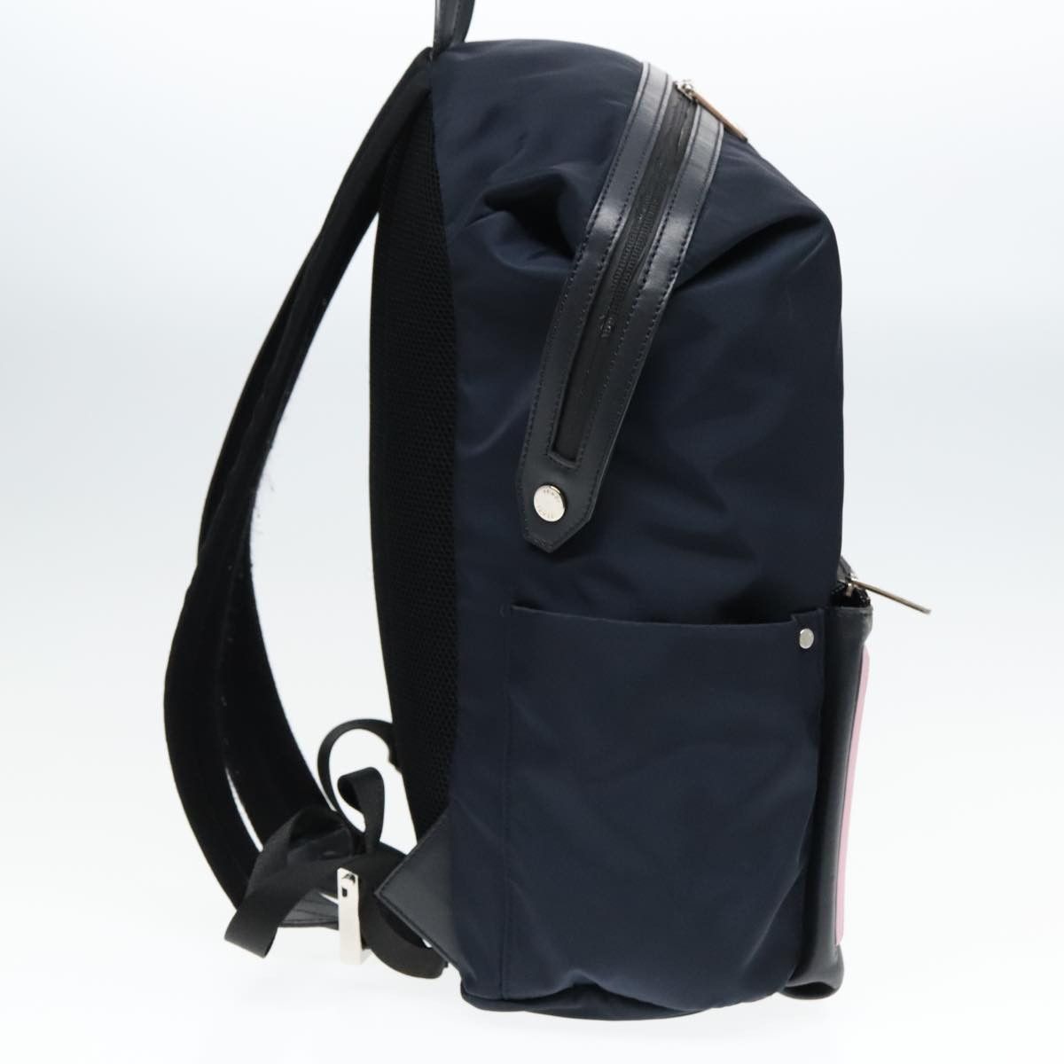 Fendi Navy Canvas Backpack Bag (Pre-Owned) Size ONE SIZE - 3 Thumbnail