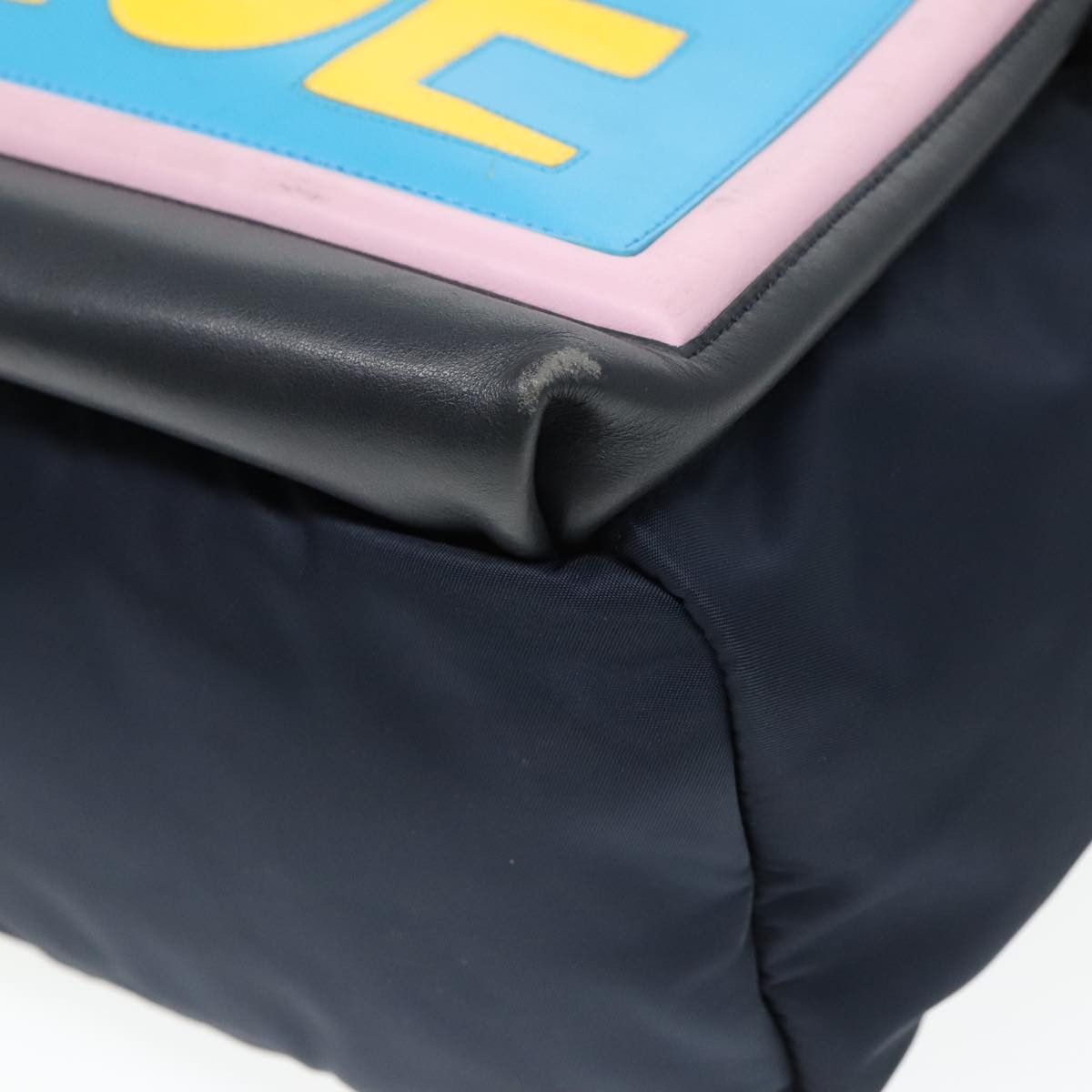 Fendi Navy Canvas Backpack Bag (Pre-Owned) Size ONE SIZE - 9 Thumbnail