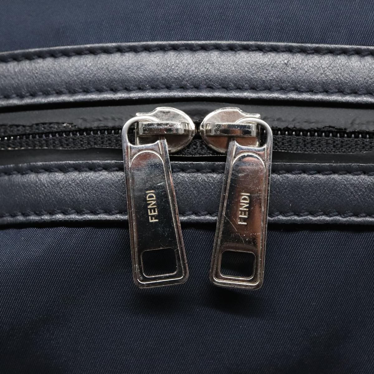 Fendi Navy Canvas Backpack Bag (Pre-Owned) Size ONE SIZE - 12 Thumbnail
