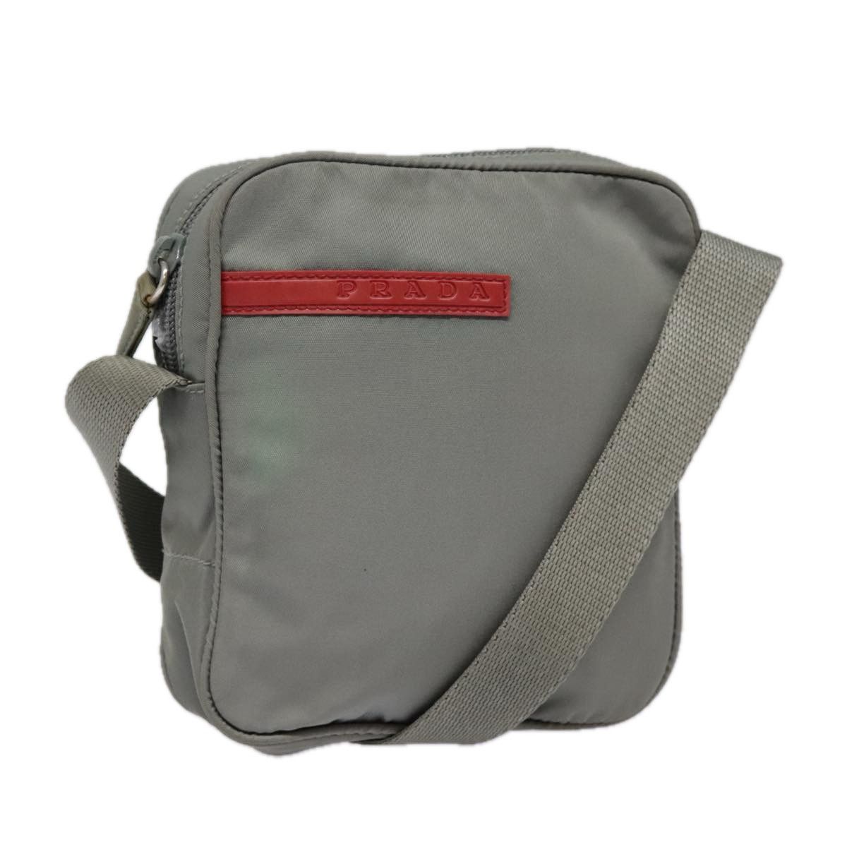 Prada Sports Grey Synthetic Shoulder Bag (Pre-Owned) Size ONE SIZE - 18 Thumbnail