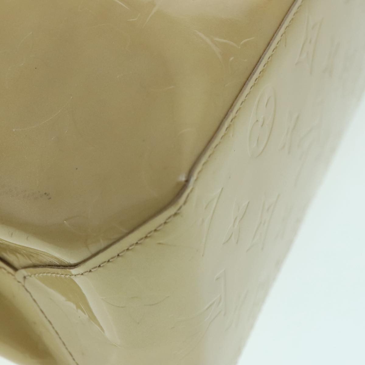 Louis Vuitton Reade Beige Patent Leather Handbag (Pre-Owned) Size ONE SIZE - 8 Thumbnail