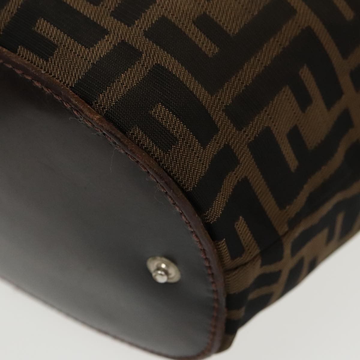 Fendi Ff Brown Canvas Handbag (Pre-Owned) Size ONE SIZE - 10 Thumbnail