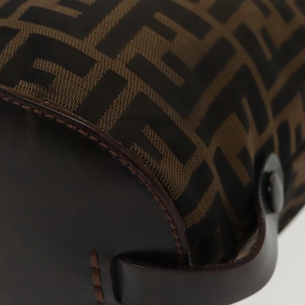 Fendi Ff Brown Canvas Handbag (Pre-Owned) Size ONE SIZE - 8 Thumbnail