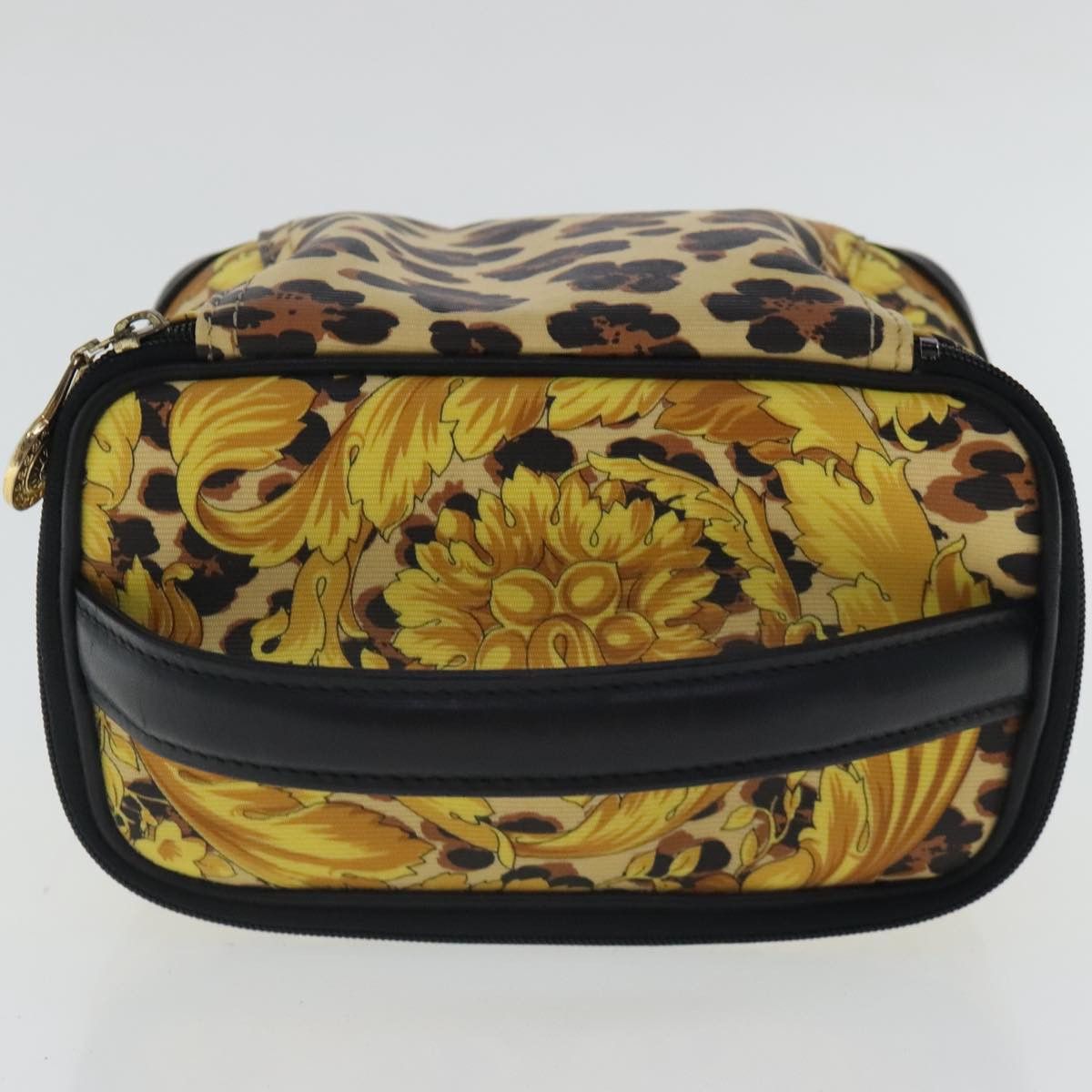 Versace Vanity Yellow Canvas Clutch Bag (Pre-Owned) Size ONE SIZE - 16 Thumbnail