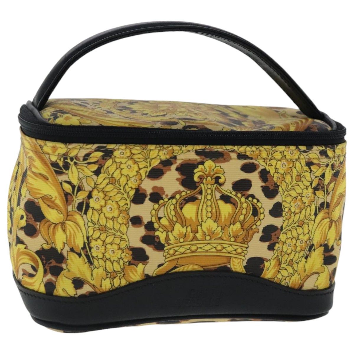 Versace Vanity Yellow Canvas Clutch Bag (Pre-Owned) Size ONE SIZE - 15 Thumbnail