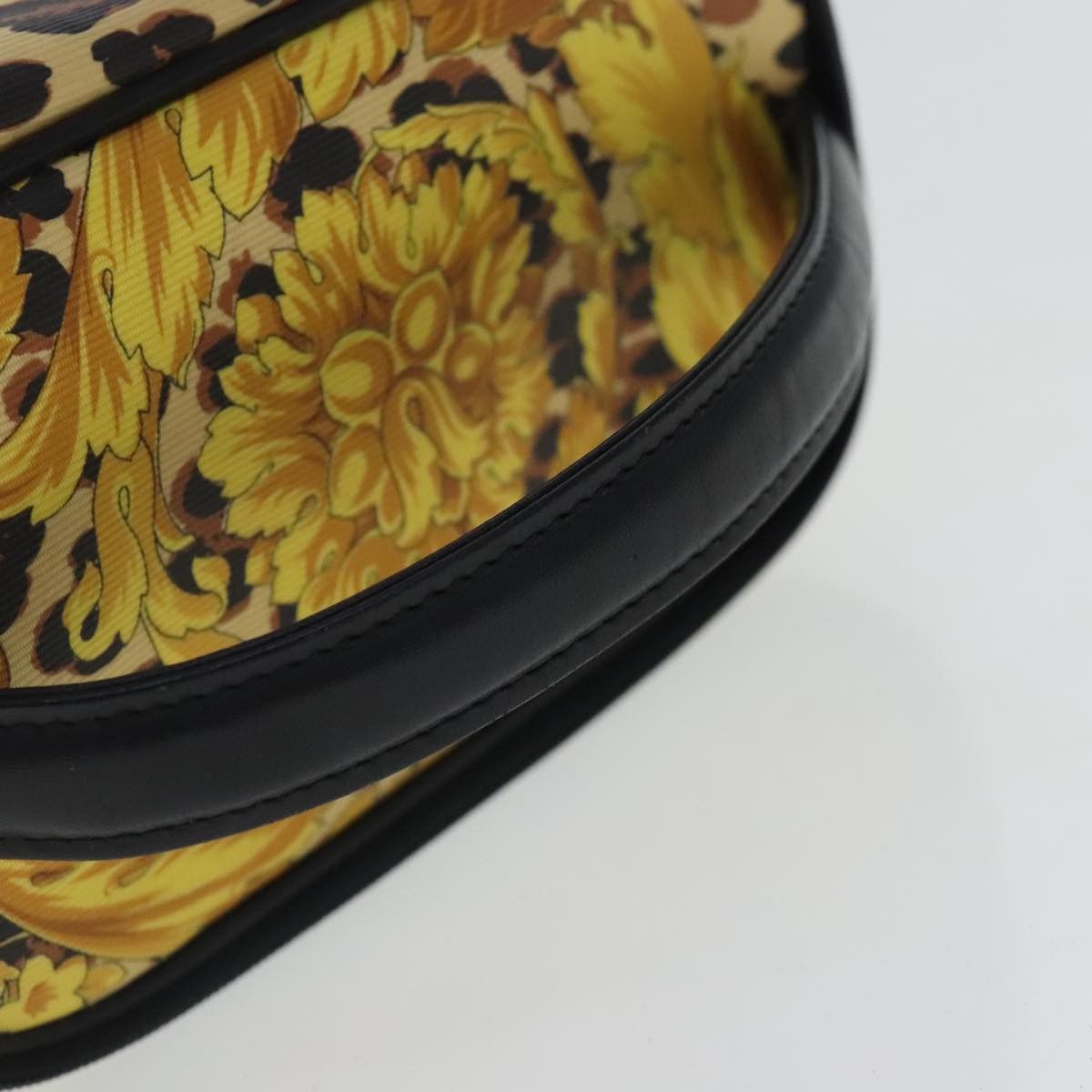 Versace Vanity Yellow Canvas Clutch Bag (Pre-Owned) Size ONE SIZE - 17 Thumbnail