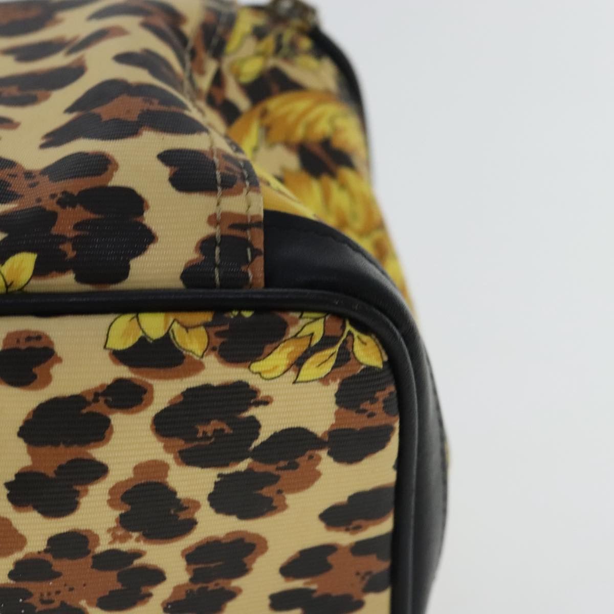 Versace Vanity Yellow Canvas Clutch Bag (Pre-Owned) Size ONE SIZE - 7 Thumbnail
