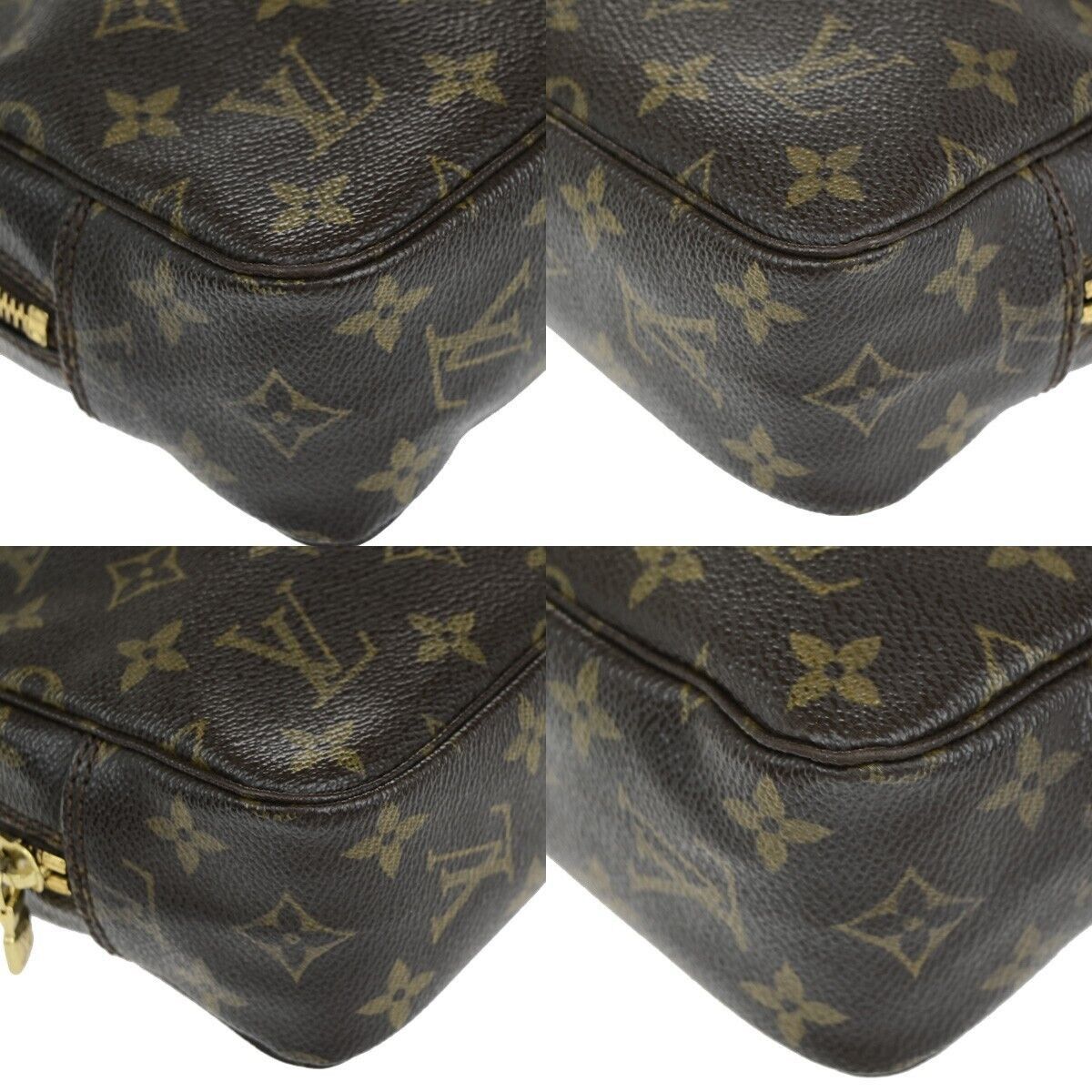 Louis Vuitton Trousse De Toilette Brown Canvas Clutch Bag (Pre-Owned) Size ONE SIZE - 5 Thumbnail
