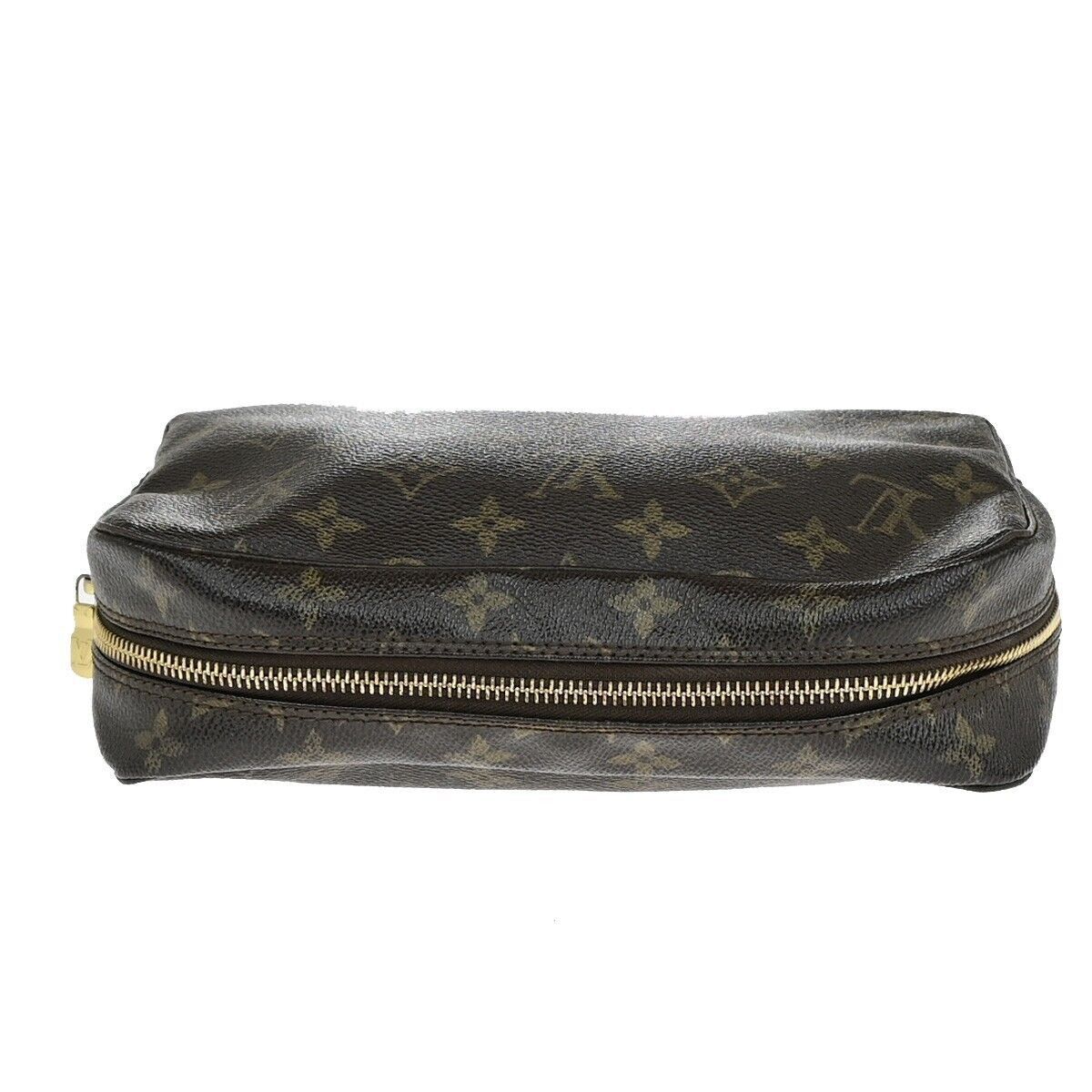 Louis Vuitton Trousse De Toilette Brown Canvas Clutch Bag (Pre-Owned) Size ONE SIZE - 12 Thumbnail
