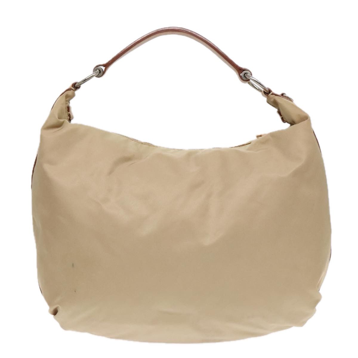 Prada Hobo Beige Synthetic Shoulder Bag (Pre-Owned) Size ONE SIZE - 2 Thumbnail