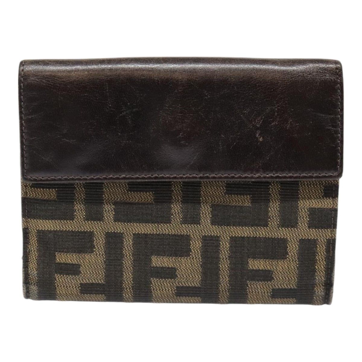 Fendi Brown Canvas Wallet (Pre-Owned) Size ONE SIZE - 2 Thumbnail