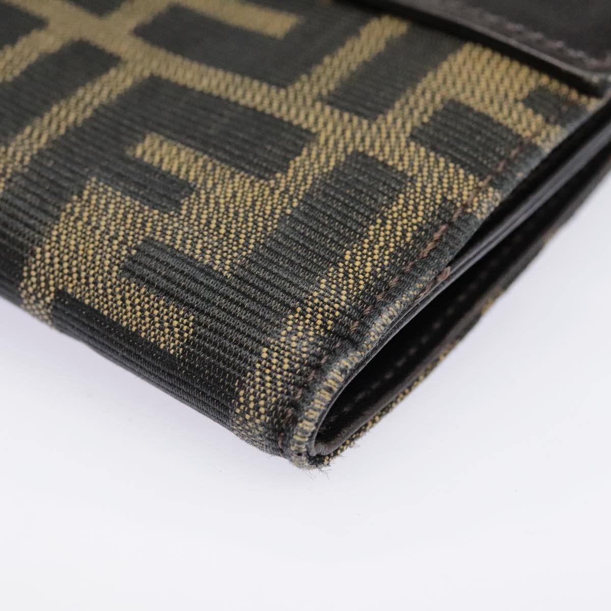 Fendi Brown Canvas Wallet (Pre-Owned) Size ONE SIZE - 5 Thumbnail