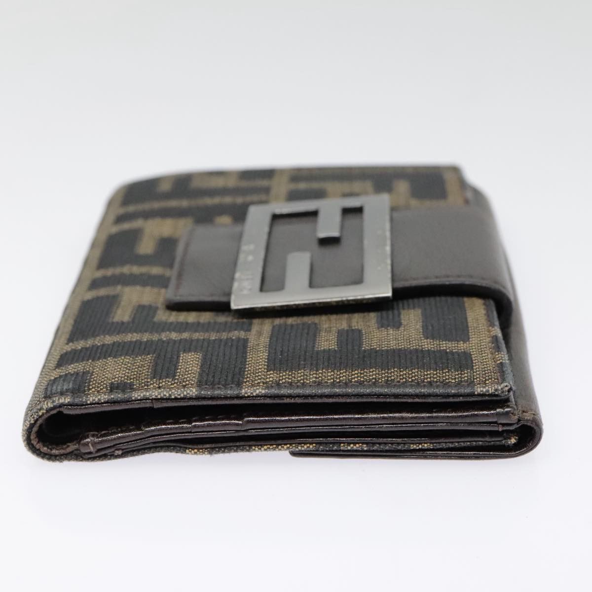 Fendi Brown Canvas Wallet (Pre-Owned) Size ONE SIZE - 4 Thumbnail