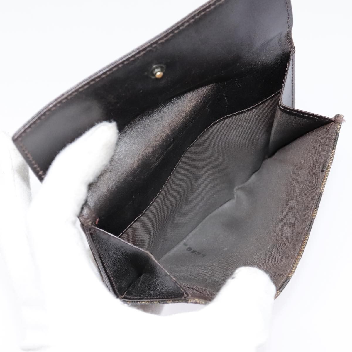 Fendi Brown Canvas Wallet (Pre-Owned) Size ONE SIZE - 11 Thumbnail