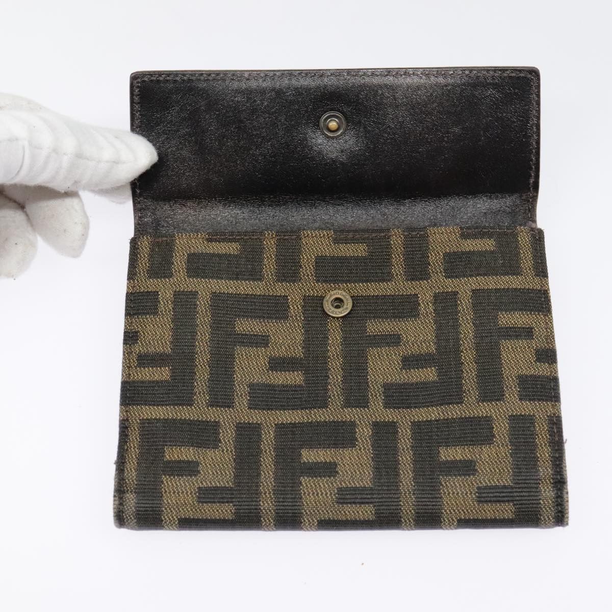 Fendi Brown Canvas Wallet (Pre-Owned) Size ONE SIZE - 16 Thumbnail