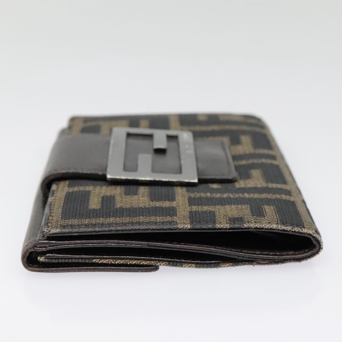 Fendi Brown Canvas Wallet (Pre-Owned) Size ONE SIZE - 3 Thumbnail