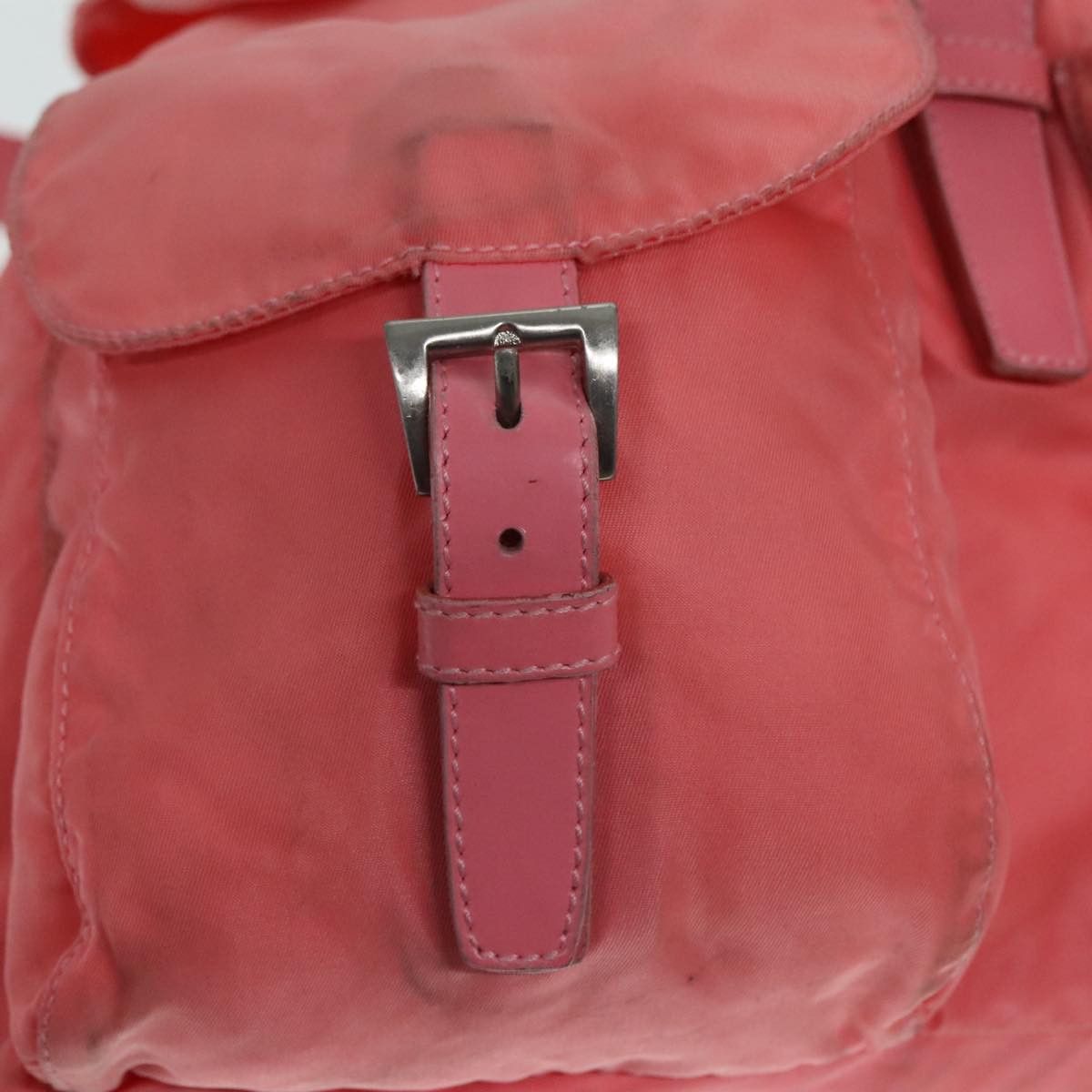 Prada Re-Nylon Pink Canvas Backpack Bag (Pre-Owned) Size ONE SIZE - 12 Thumbnail
