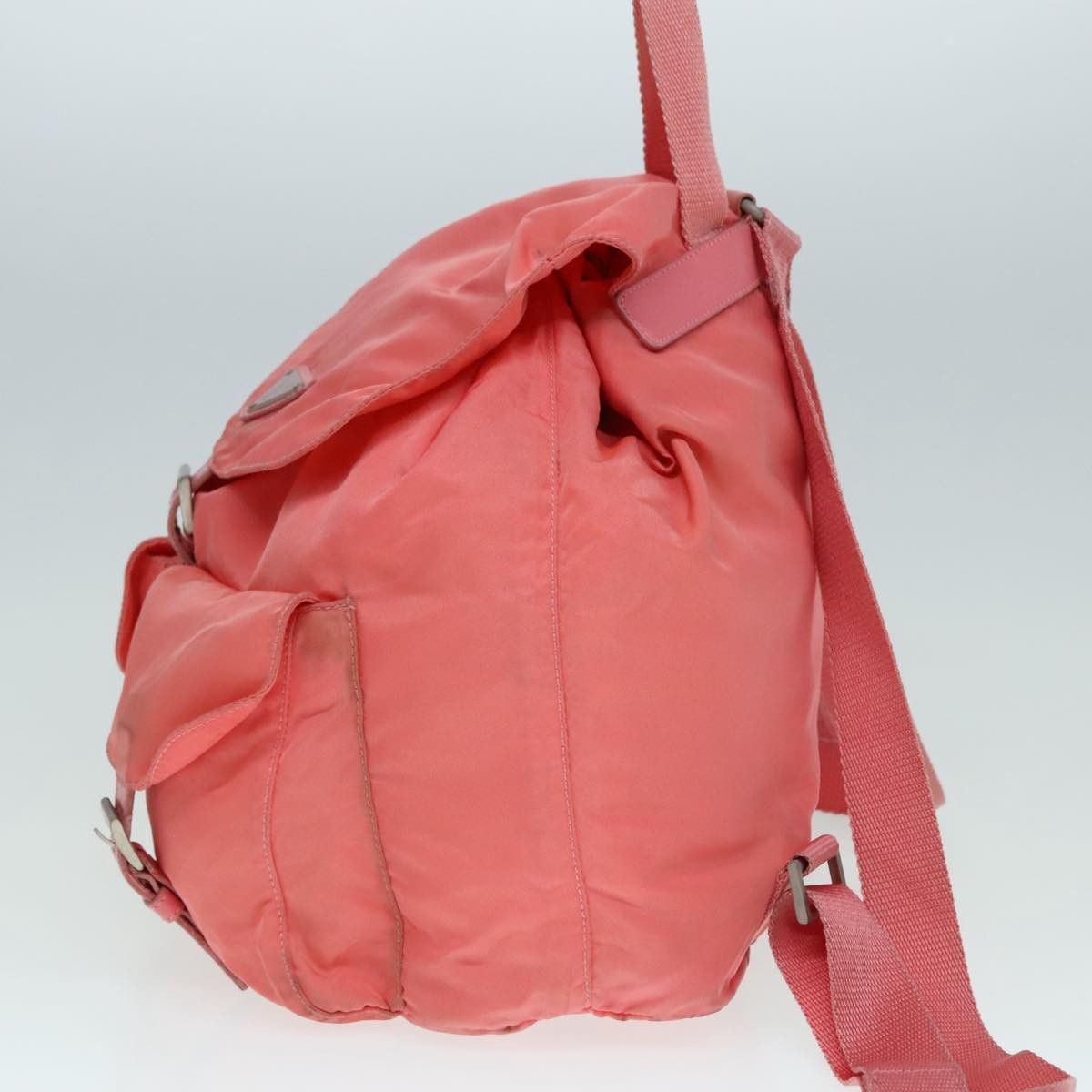 Prada Re-Nylon Pink Canvas Backpack Bag (Pre-Owned) Size ONE SIZE - 3 Thumbnail