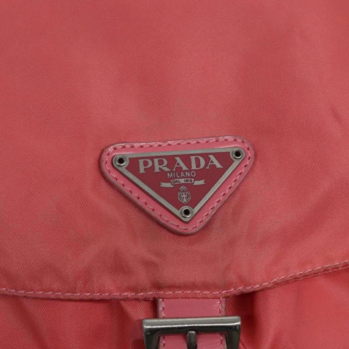 Prada Re-Nylon Pink Canvas Backpack Bag (Pre-Owned) Size ONE SIZE - 17 Thumbnail