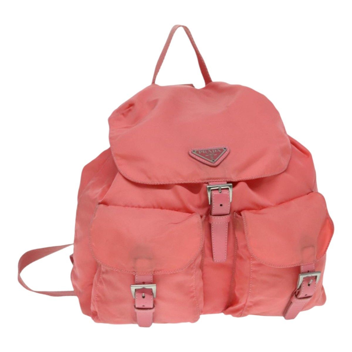 Prada Re-Nylon Pink Canvas Backpack Bag (Pre-Owned) Size ONE SIZE - 20 Thumbnail