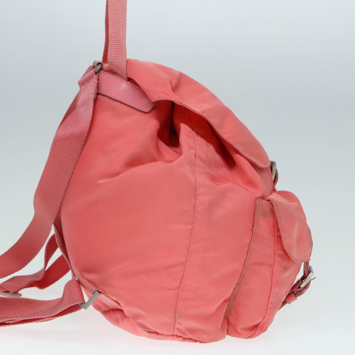 Prada Re-Nylon Pink Canvas Backpack Bag (Pre-Owned) Size ONE SIZE - 4 Thumbnail