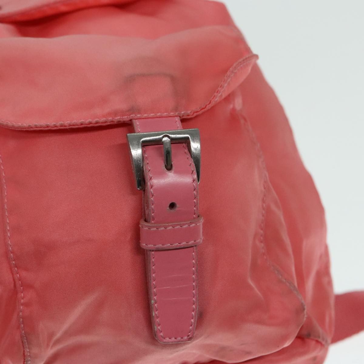Prada Re-Nylon Pink Canvas Backpack Bag (Pre-Owned) Size ONE SIZE - 13 Thumbnail
