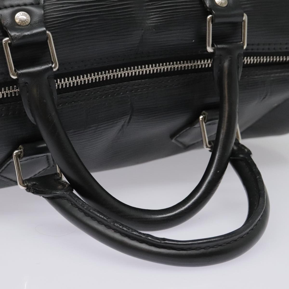 Louis Vuitton Speedy 30 Black Leather Handbag (Pre-Owned) Size ONE SIZE - 5 Thumbnail
