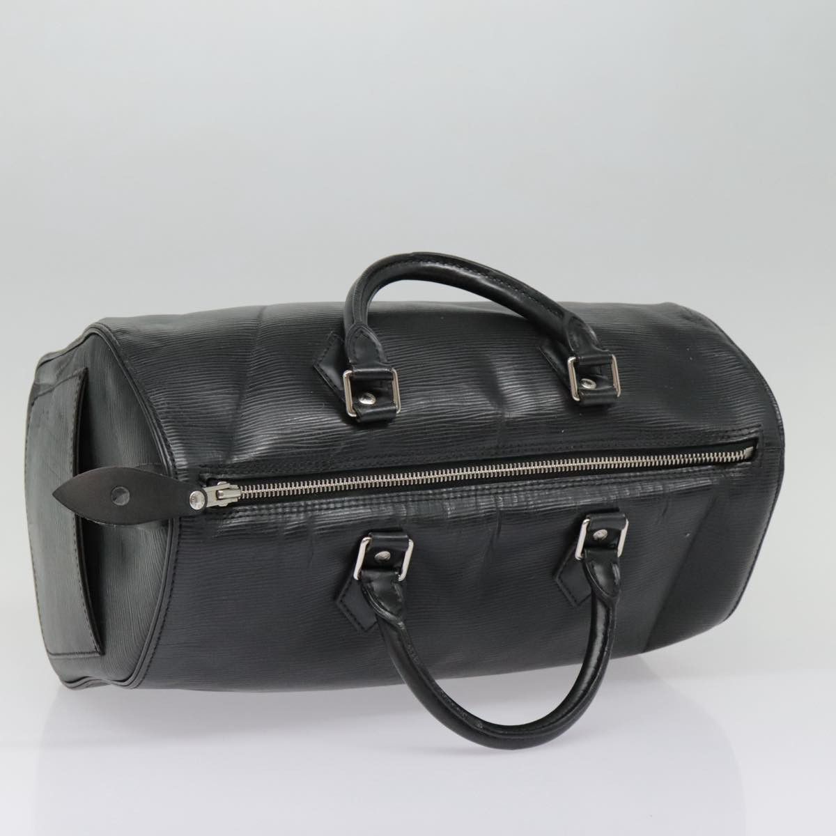 Louis Vuitton Speedy 30 Black Leather Handbag (Pre-Owned) Size ONE SIZE - 11 Thumbnail