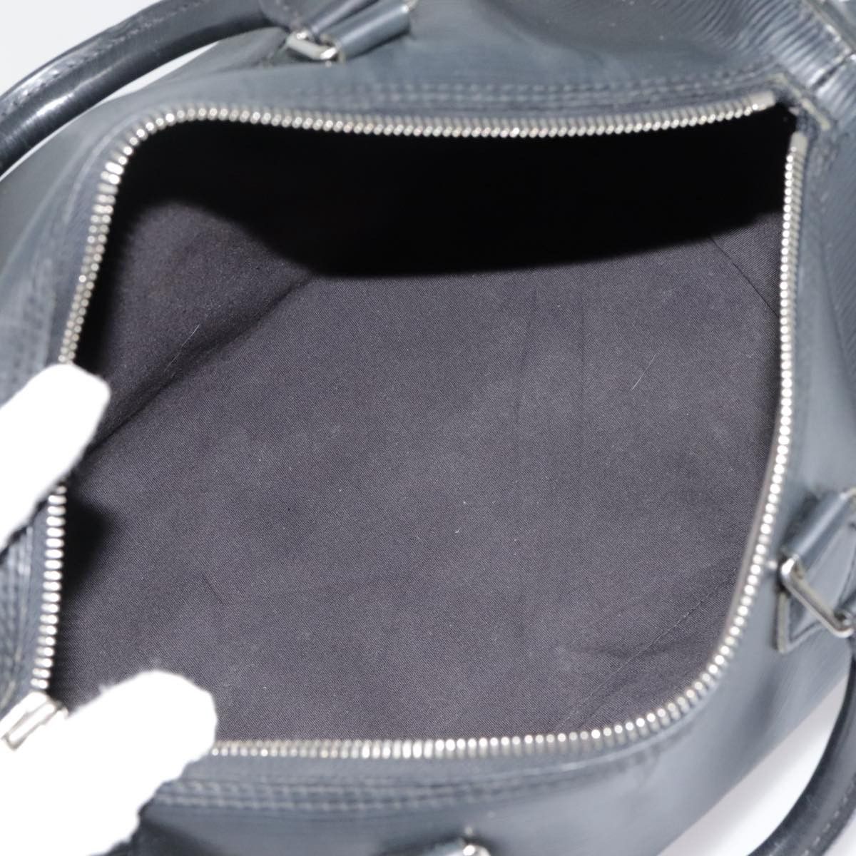 Louis Vuitton Speedy 30 Black Leather Handbag (Pre-Owned) Size ONE SIZE - 13 Thumbnail