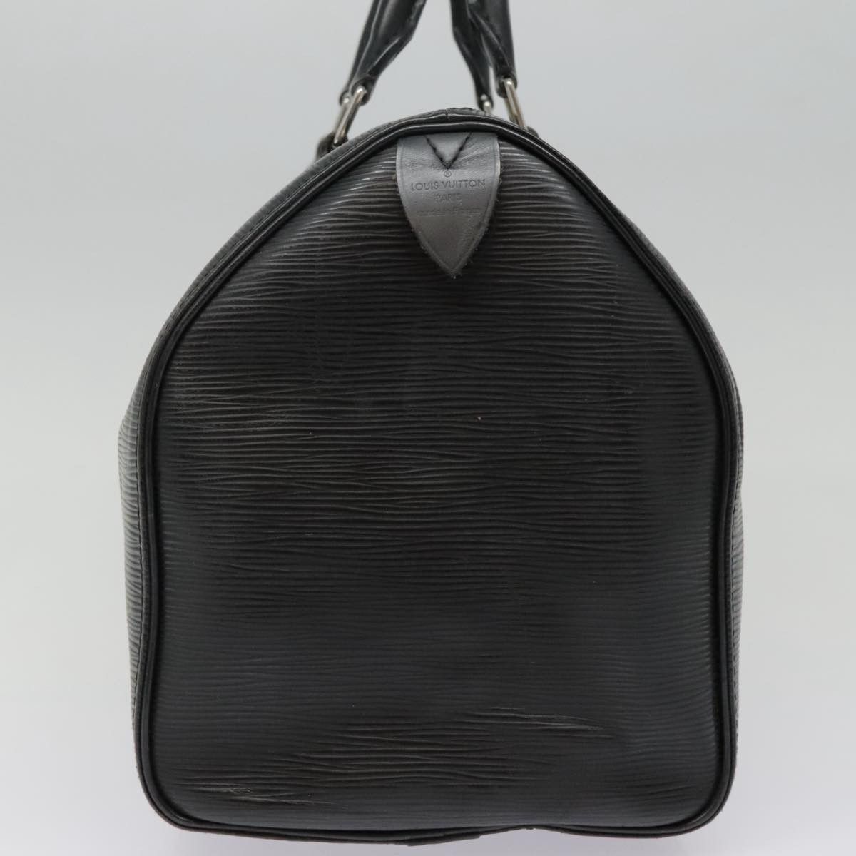 Louis Vuitton Speedy 30 Black Leather Handbag (Pre-Owned) Size ONE SIZE - 4 Thumbnail