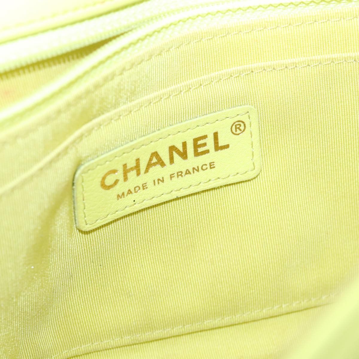 Chanel V-Stich Green Leather Shoulder Bag (Pre-Owned) Size ONE SIZE - 16 Thumbnail