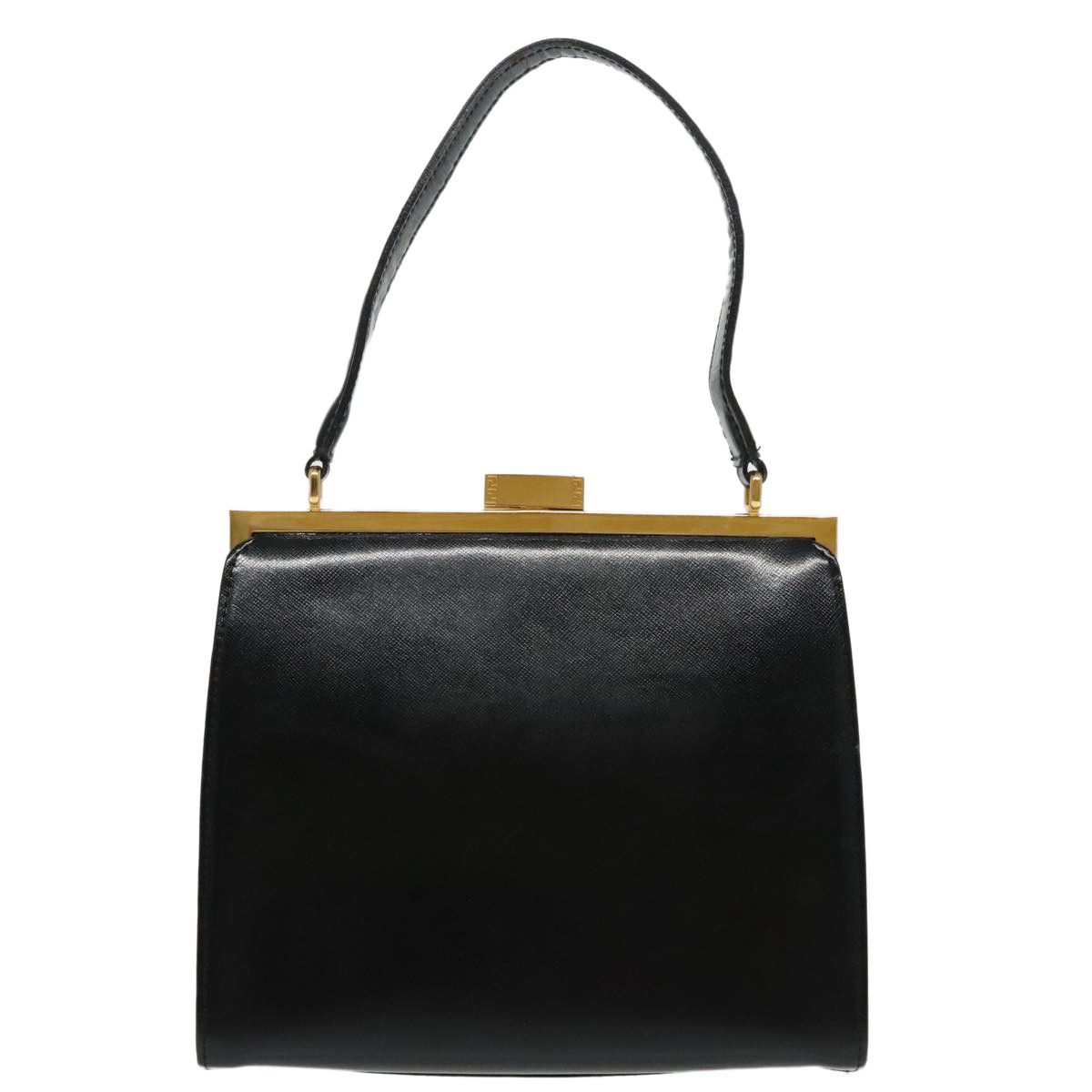 Versace Gianni Black Leather Handbag (Pre-Owned) Size ONE SIZE - 2 Thumbnail