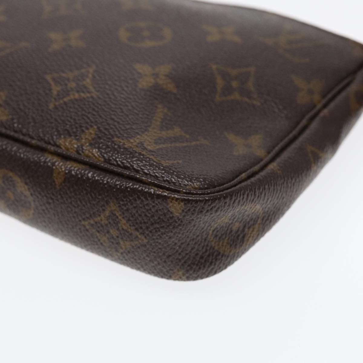 Louis Vuitton Pochette Accessoire Brown Canvas Clutch Bag (Pre-Owned) Size ONE SIZE - 7 Thumbnail