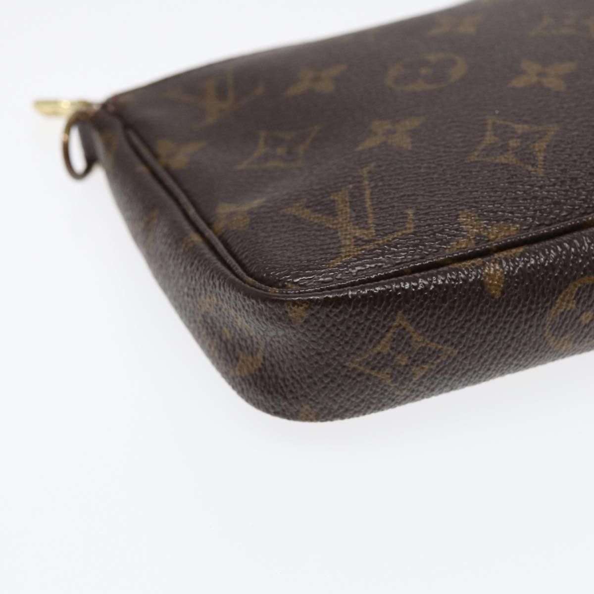 Louis Vuitton Pochette Accessoire Brown Canvas Clutch Bag (Pre-Owned) Size ONE SIZE - 8 Thumbnail