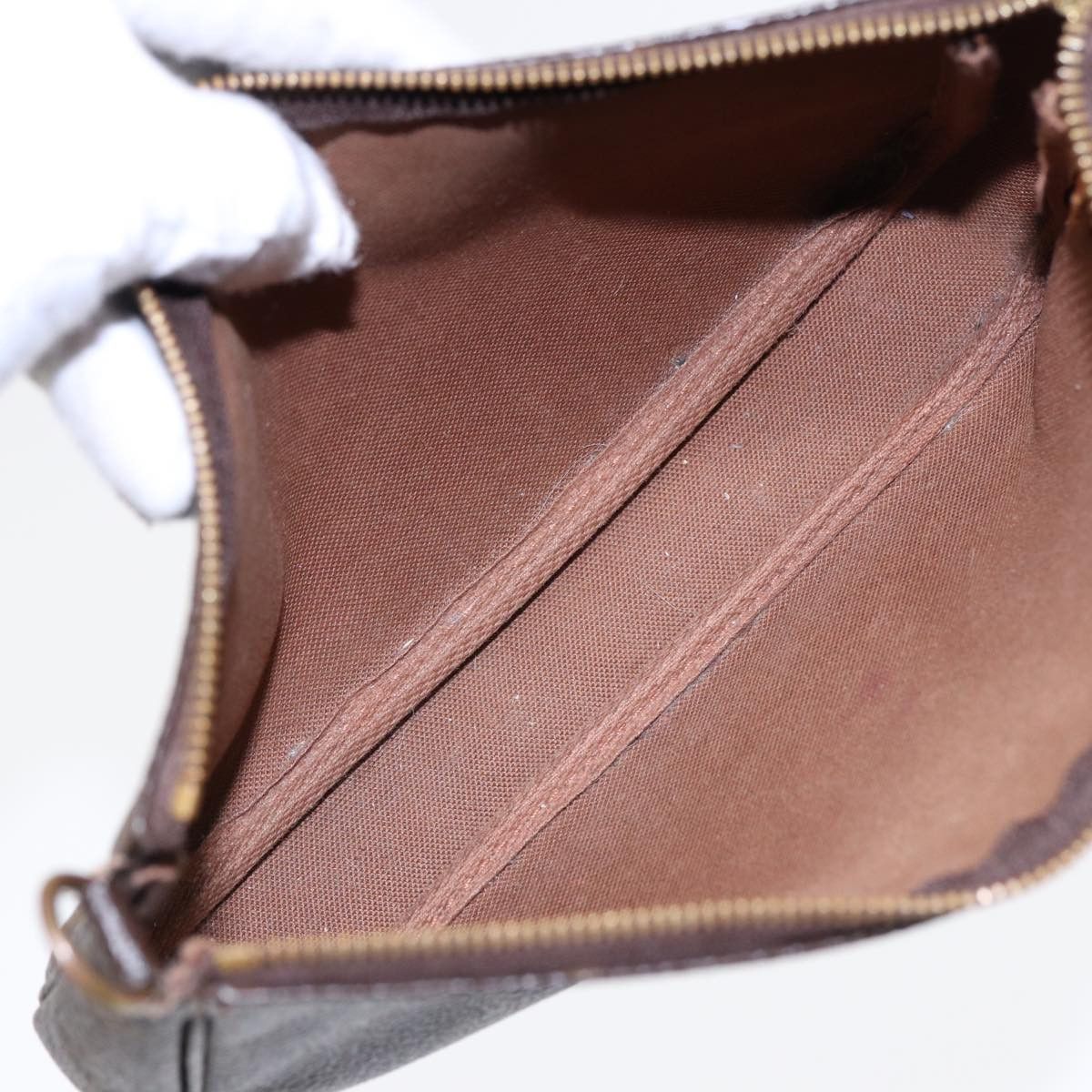 Louis Vuitton Pochette Accessoire Brown Canvas Clutch Bag (Pre-Owned) Size ONE SIZE - 12 Thumbnail