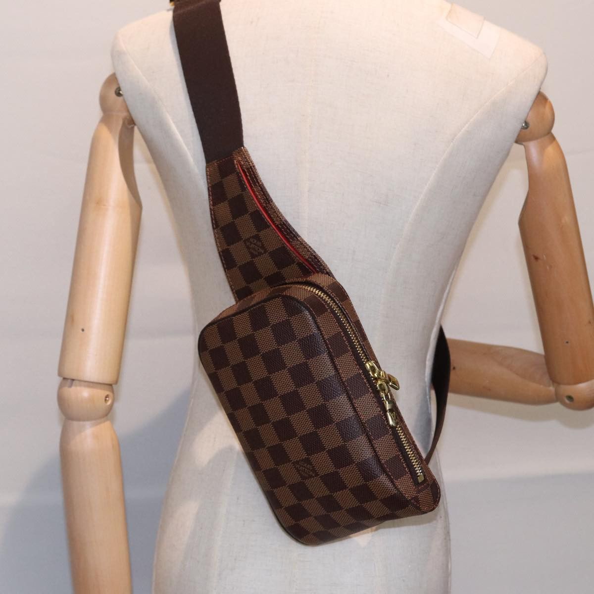 Louis Vuitton Geronimos Brown Canvas Clutch Bag (Pre-Owned) Size ONE SIZE - 16 Thumbnail