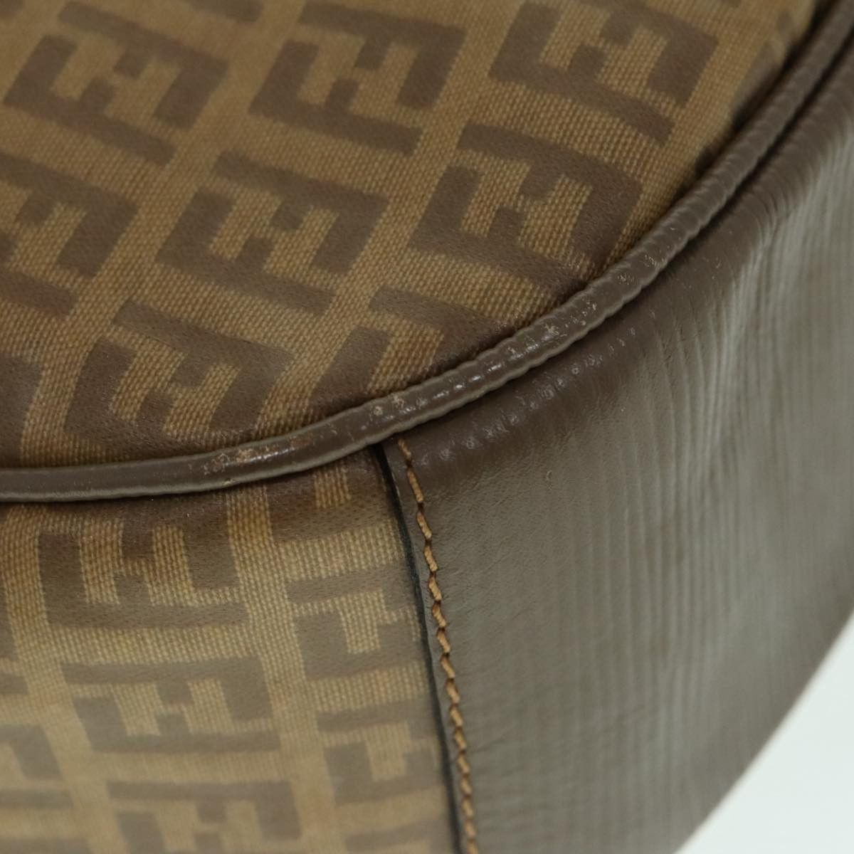 Fendi Brown Canvas Handbag (Pre-Owned) Size ONE SIZE - 9 Thumbnail
