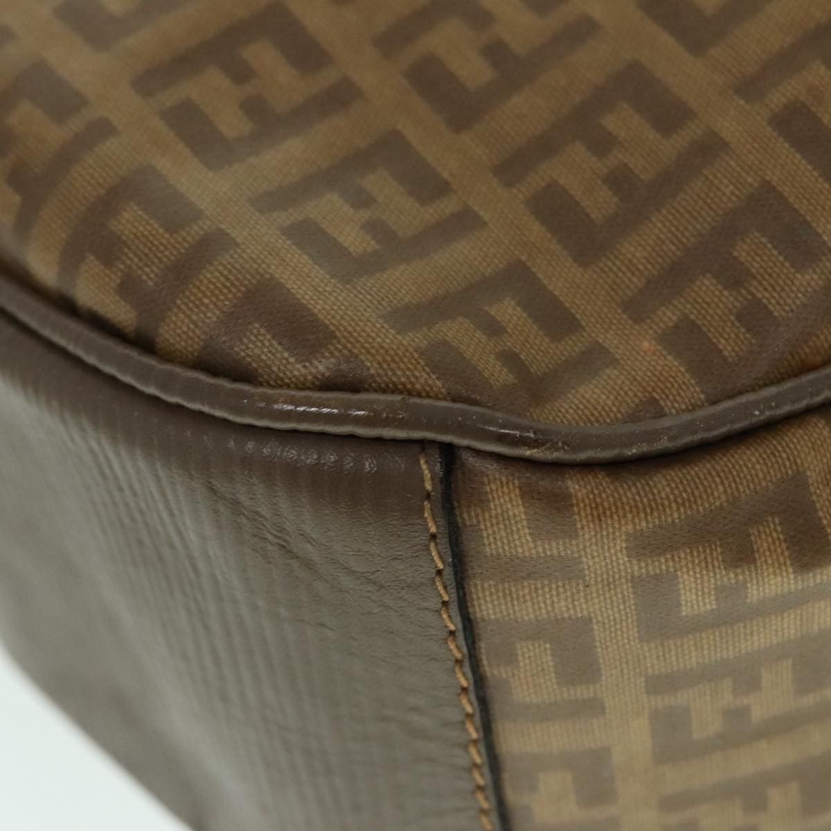 Fendi Brown Canvas Handbag (Pre-Owned) Size ONE SIZE - 8 Thumbnail