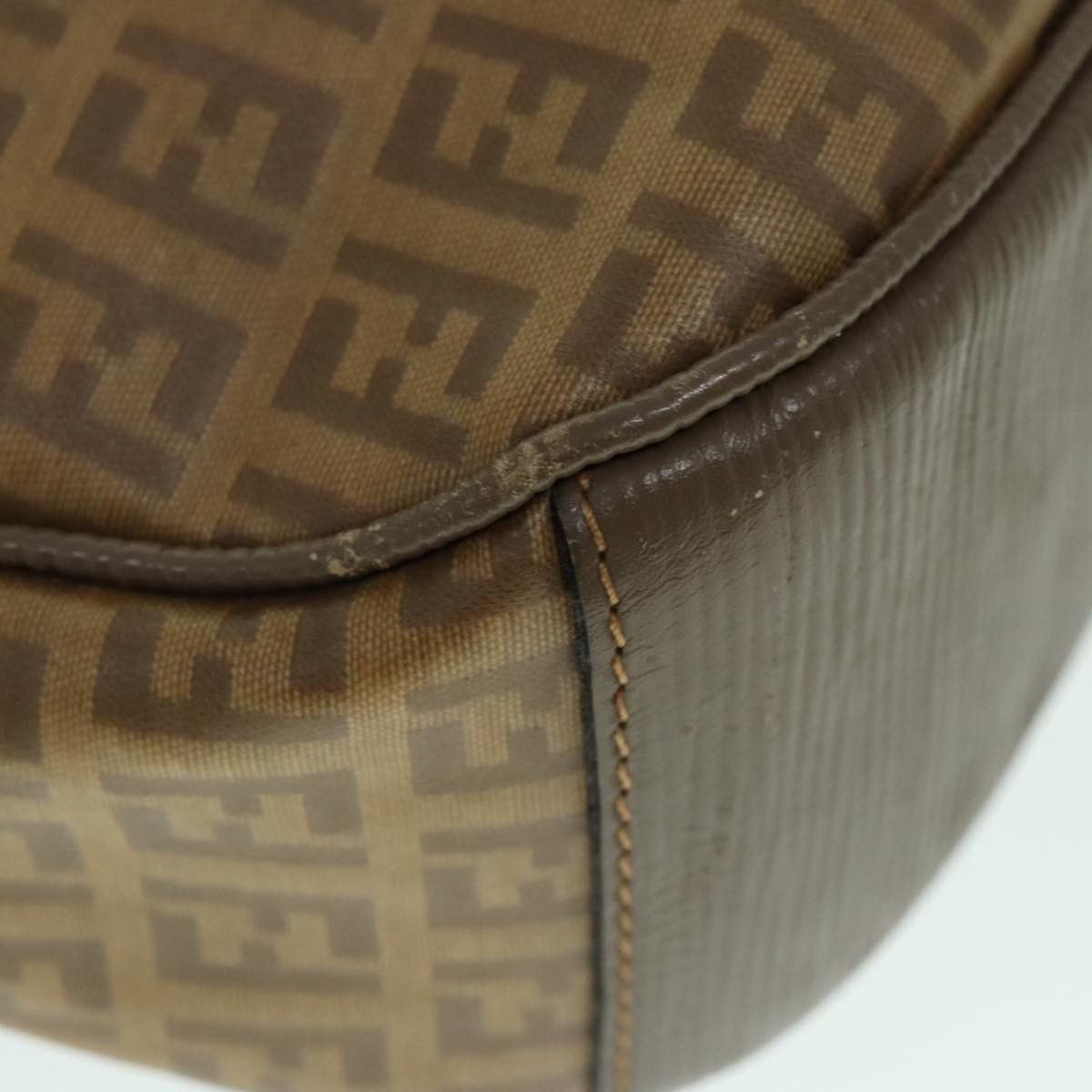 Fendi Brown Canvas Handbag (Pre-Owned) Size ONE SIZE - 6 Thumbnail