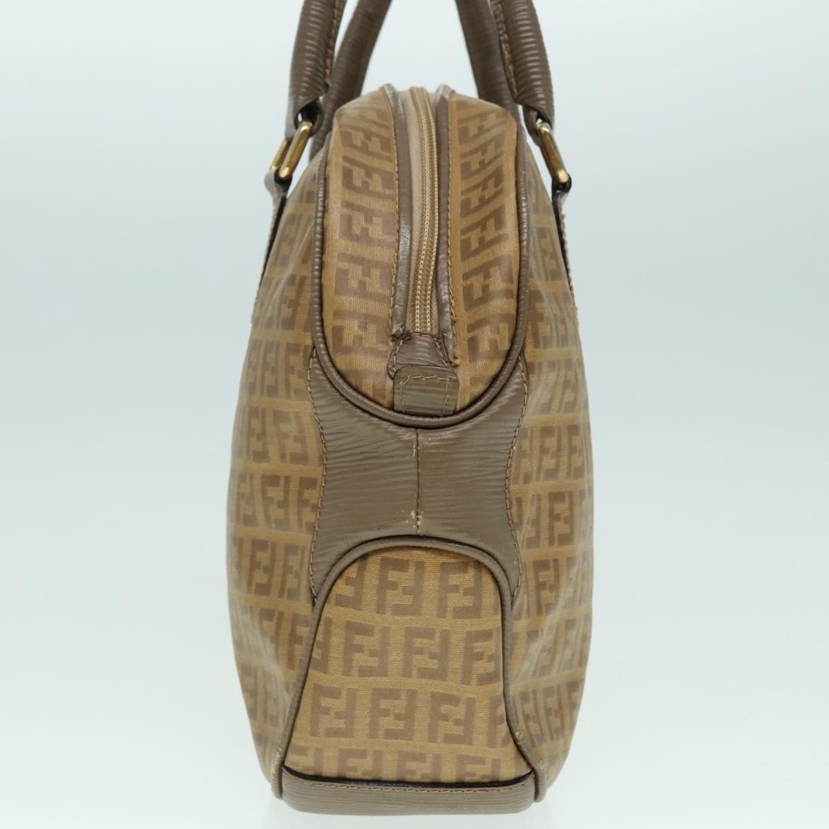 Fendi Brown Canvas Handbag (Pre-Owned) Size ONE SIZE - 3 Thumbnail