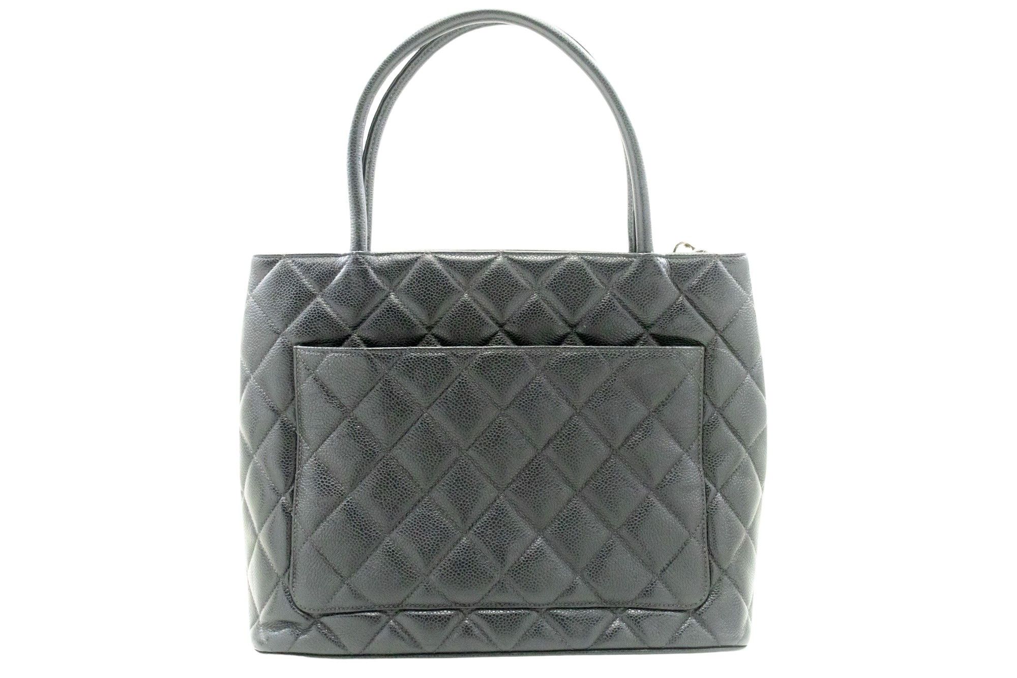 Chanel Medaillon Black Leather Shoulder Bag (Pre-Owned) Size ONE SIZE - 2 Thumbnail