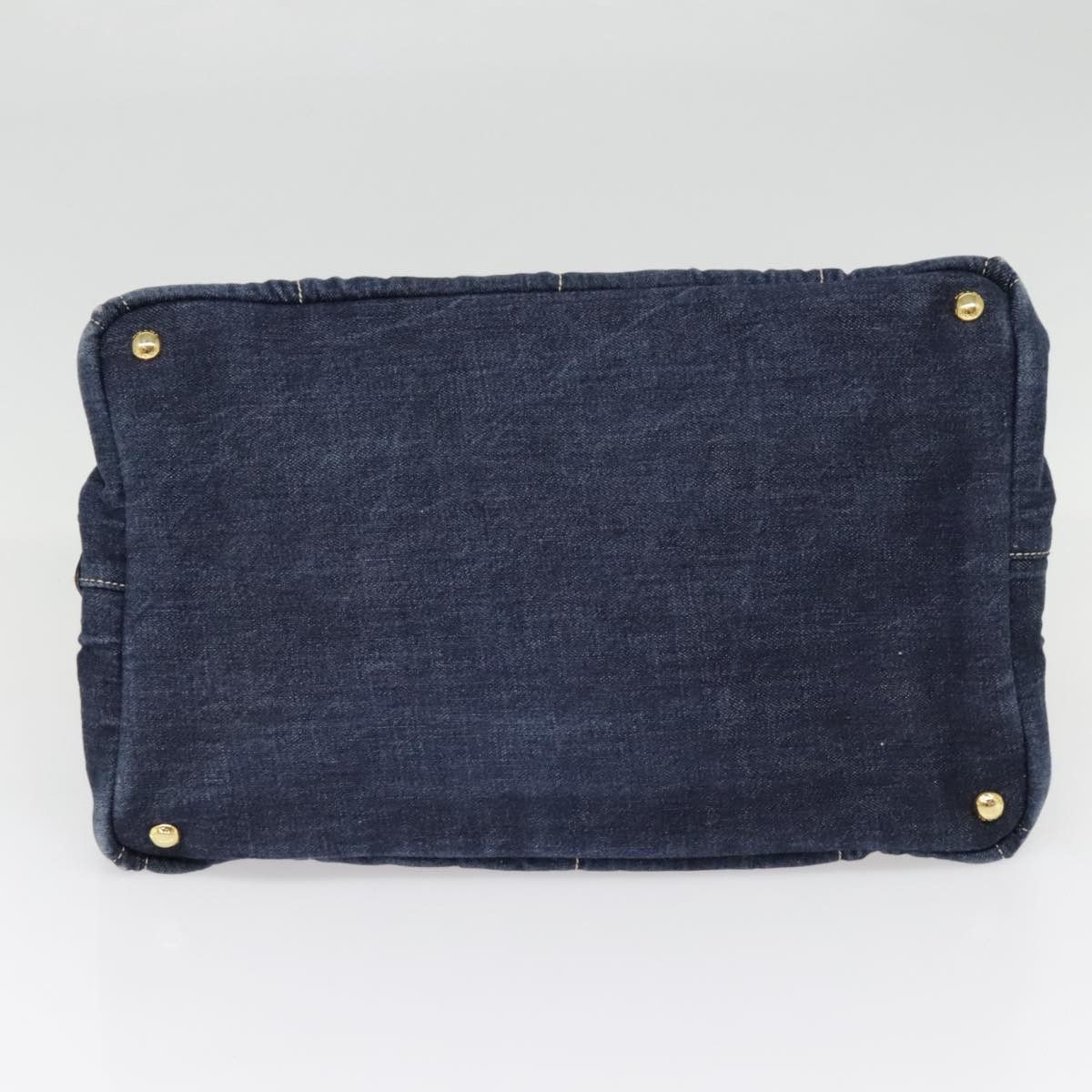 Prada Canapa Navy Canvas Handbag (Pre-Owned) Size ONE SIZE - 18 Thumbnail