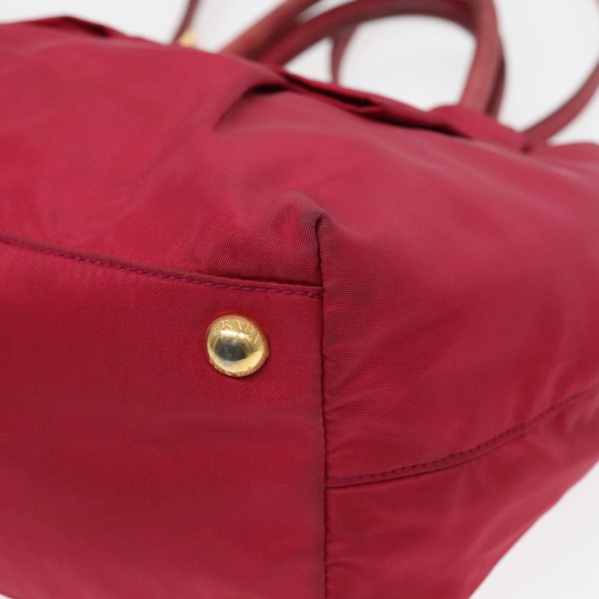 Prada Ribbon Pink Synthetic Shoulder Bag (Pre-Owned) Size ONE SIZE - 8 Thumbnail