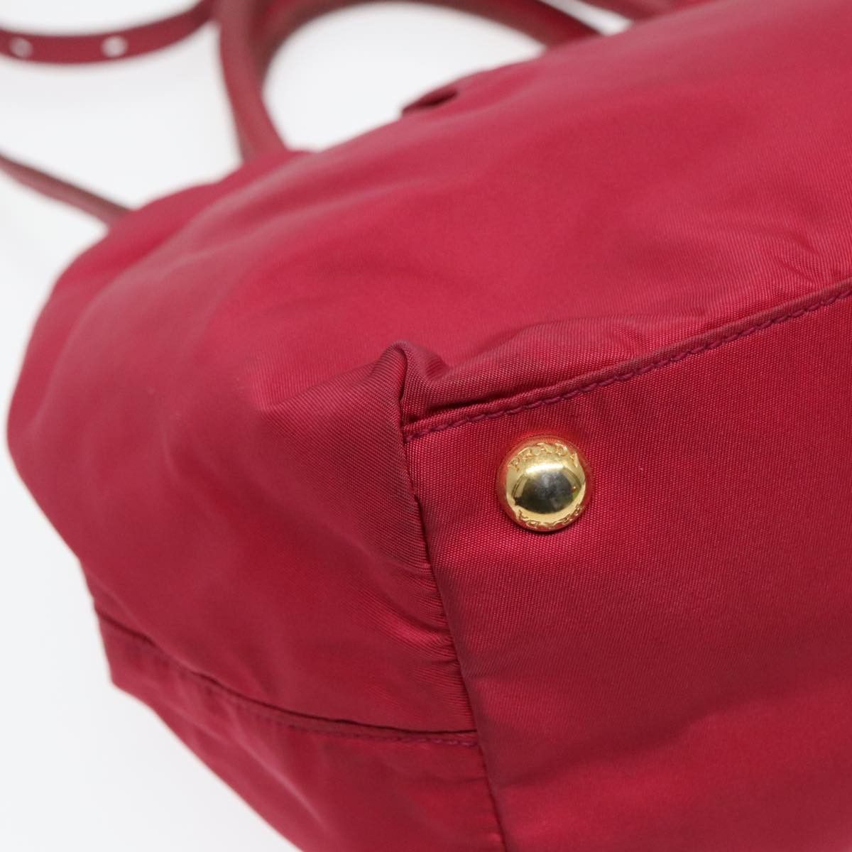 Prada Ribbon Pink Synthetic Shoulder Bag (Pre-Owned) Size ONE SIZE - 10 Thumbnail