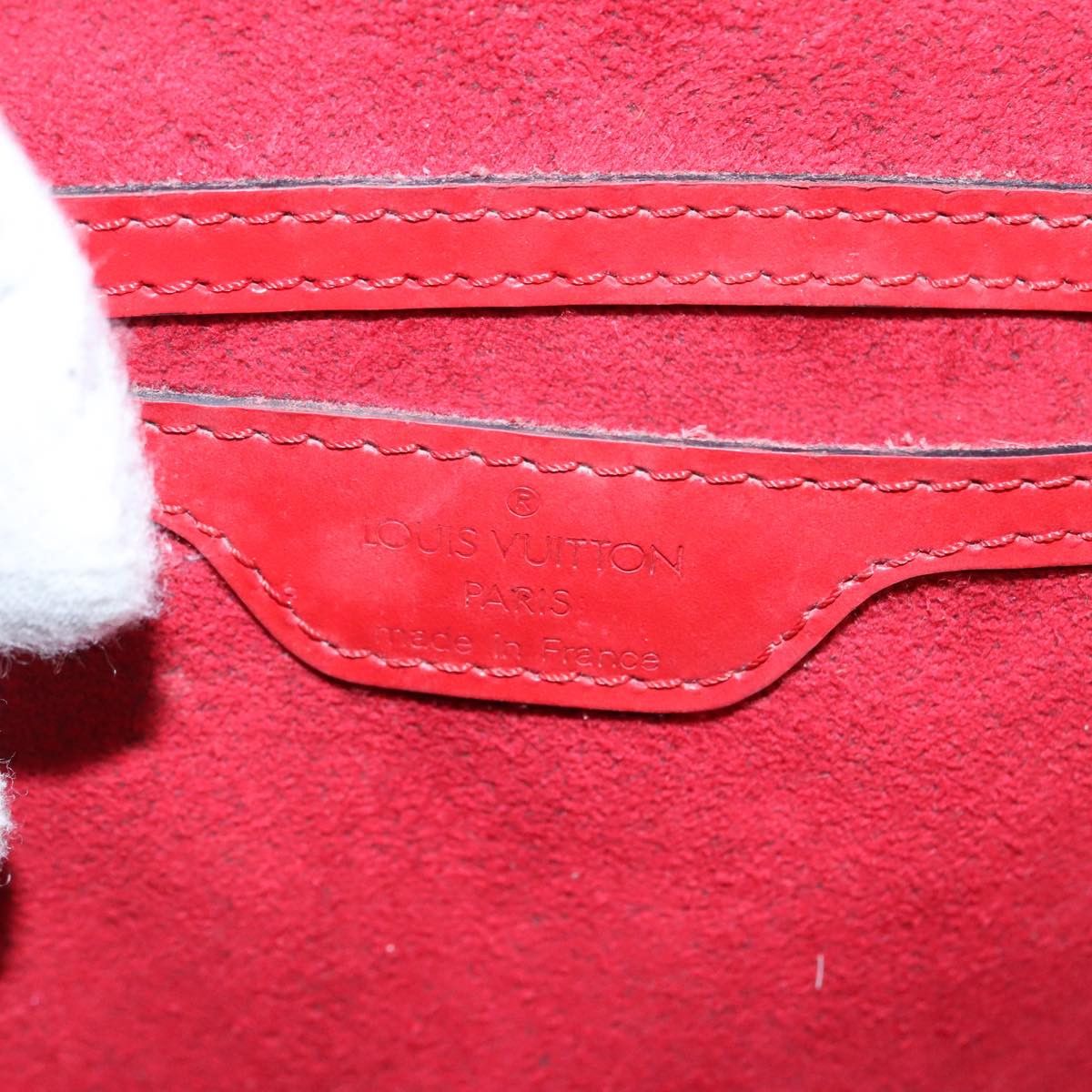 Louis Vuitton Saint Jacques Red Leather Shoulder Bag (Pre-Owned) Size ONE SIZE - 17 Thumbnail