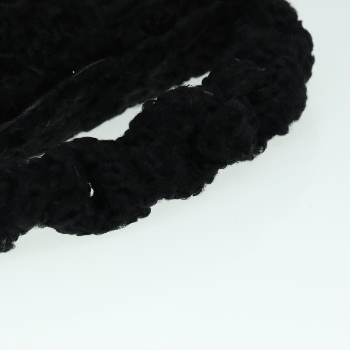 Fendi Black Wool Handbag (Pre-Owned) Size ONE SIZE - 5 Thumbnail
