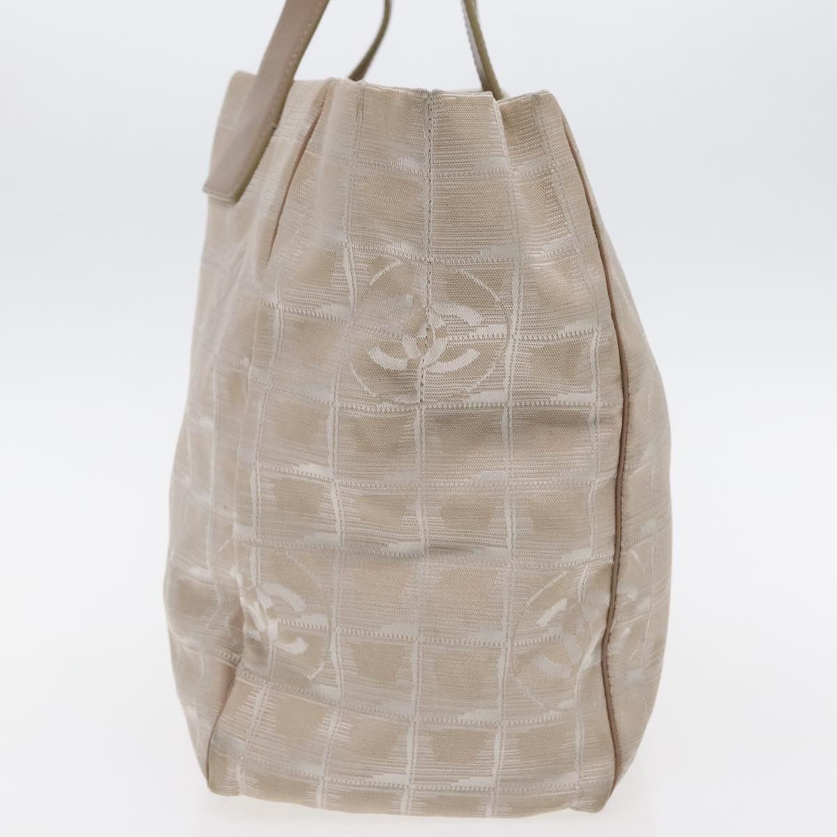 Chanel Travel Line Beige Canvas Tote Bag (Pre-Owned) Size ONE SIZE - 4 Thumbnail