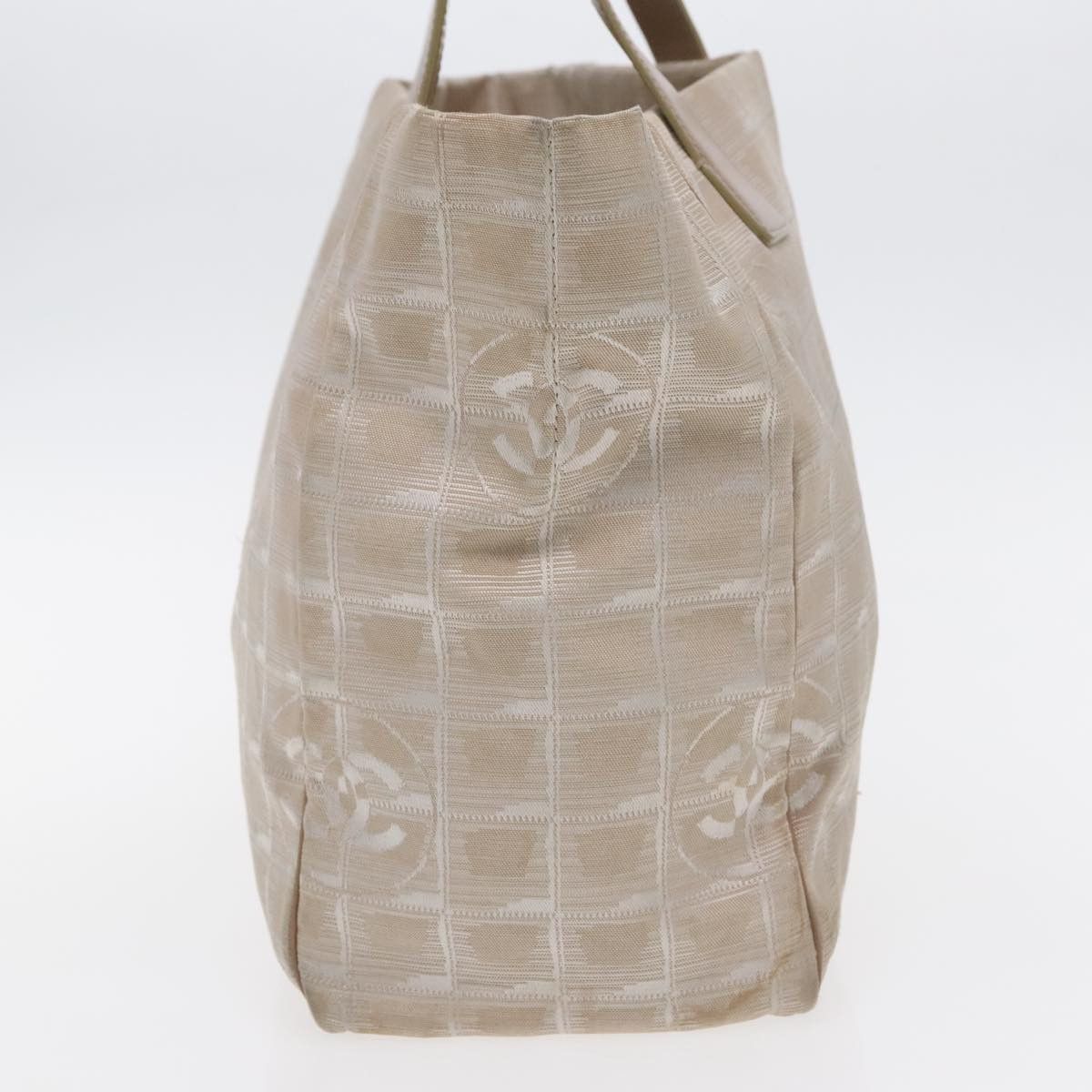 Chanel Travel Line Beige Canvas Tote Bag (Pre-Owned) Size ONE SIZE - 3 Thumbnail