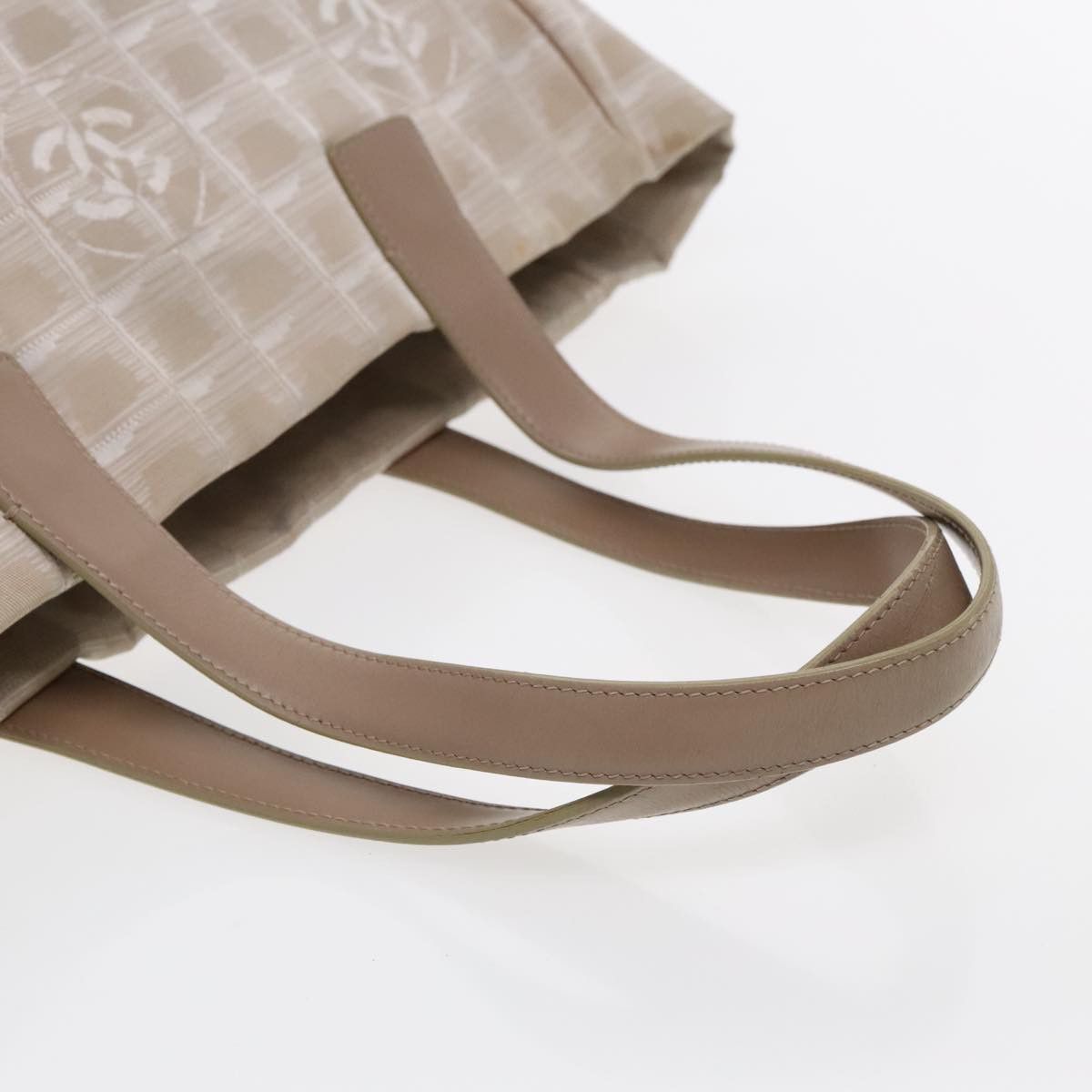 Chanel Travel Line Beige Canvas Tote Bag (Pre-Owned) Size ONE SIZE - 5 Thumbnail
